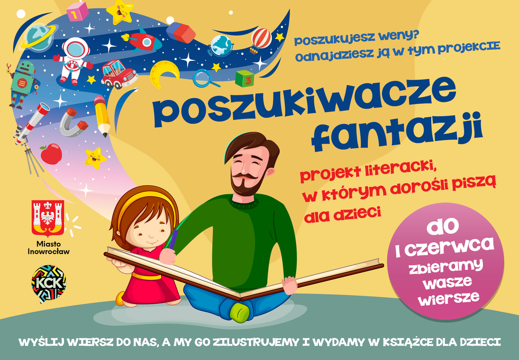 KCK Inowrocław: NAPISZ WIERSZ DO KSIĄŻKI DLA DZIECI
