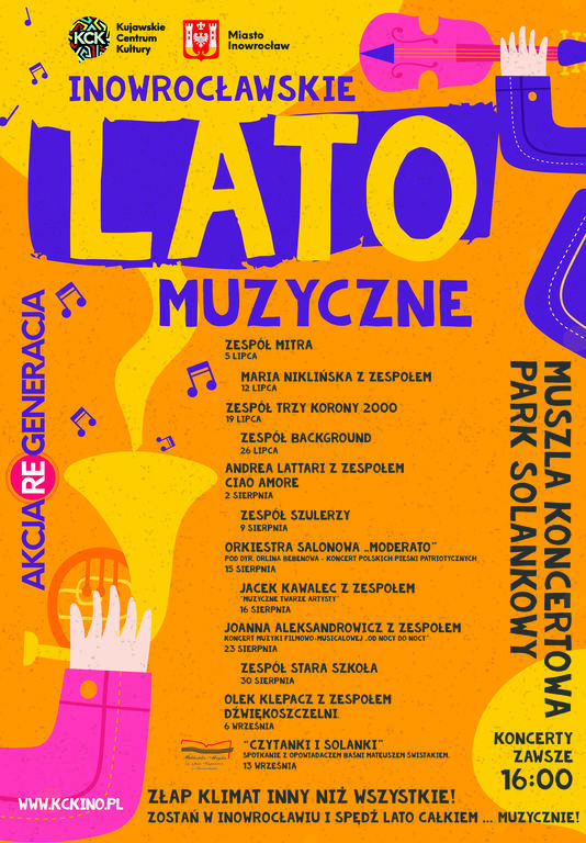 KCK Inowrocław: INOWROCŁAWSKIE LATO MUZYCZNE POWRACA!