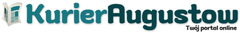 Baner serwisu kurieraugustow.pl z lokalnymi wydarzeniami