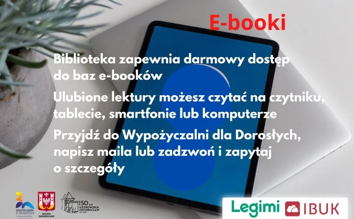 Masz kartę biblioteczną? W Inowrocławiu dostaniesz za darmo dostęp do e-booków!