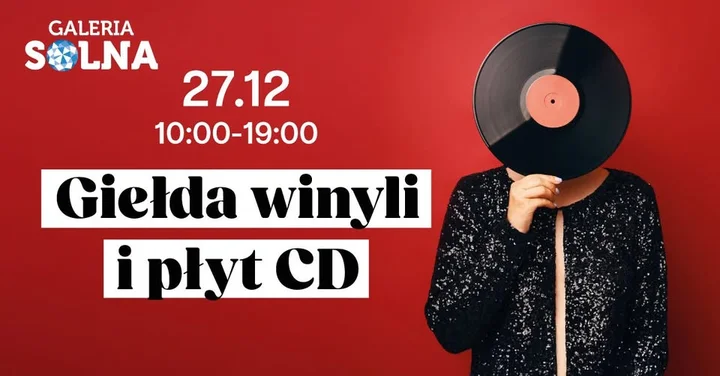 Grafika promocyjna wydarzenia Giełda winyli i płyt CD w Galerii Solna — Inowrocław, 27 grudnia
