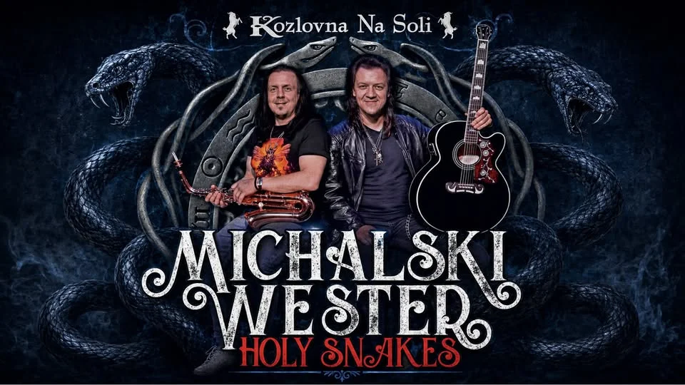 Grafika promocyjna wydarzenia Holy Snakes – rockowy koncert