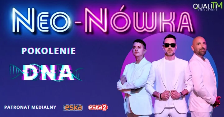 Grafika promocyjna wydarzenia Kabaret Neo‑Nówka — Pokolenie DNA w Inowrocławiu