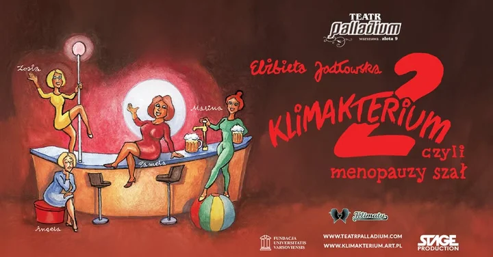 Grafika promocyjna wydarzenia Klimakterium 2 czyli Menopauzy Szał — spektakl w Inowrocławiu