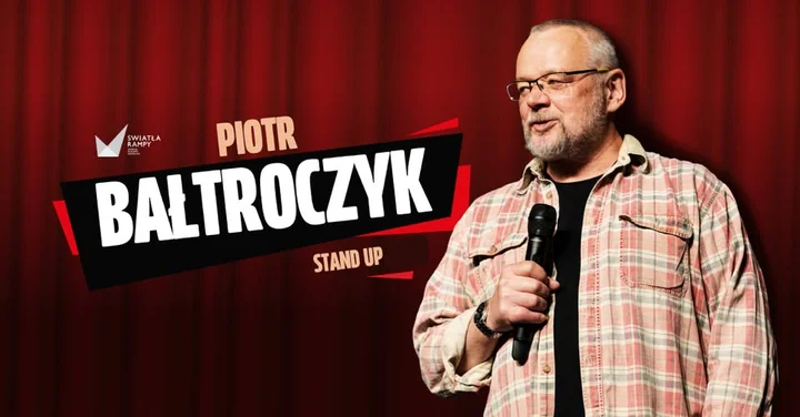 Grafika promocyjna wydarzenia Inowrocław: Piotr Bałtroczyk — stand-up