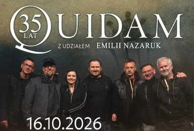 Grafika promocyjna wydarzenia 35 lat Quidam