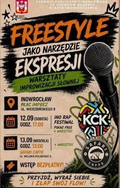 Grafika promocyjna wydarzenia Freestyle jako narzędzie ekspresji – warsztaty Inowrocław