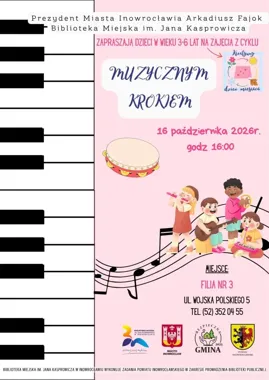Grafika promocyjna wydarzenia Muzycznym krokiem