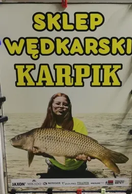 Grafika promocyjna wydarzenia Otwarcie Sklepu Wędkarskiego KARPIK w Inowrocławiu