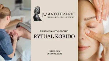 Grafika promocyjna wydarzenia Rytuał KOBIDO — intensywne szkolenie stacjonarne w Inowrocławiu