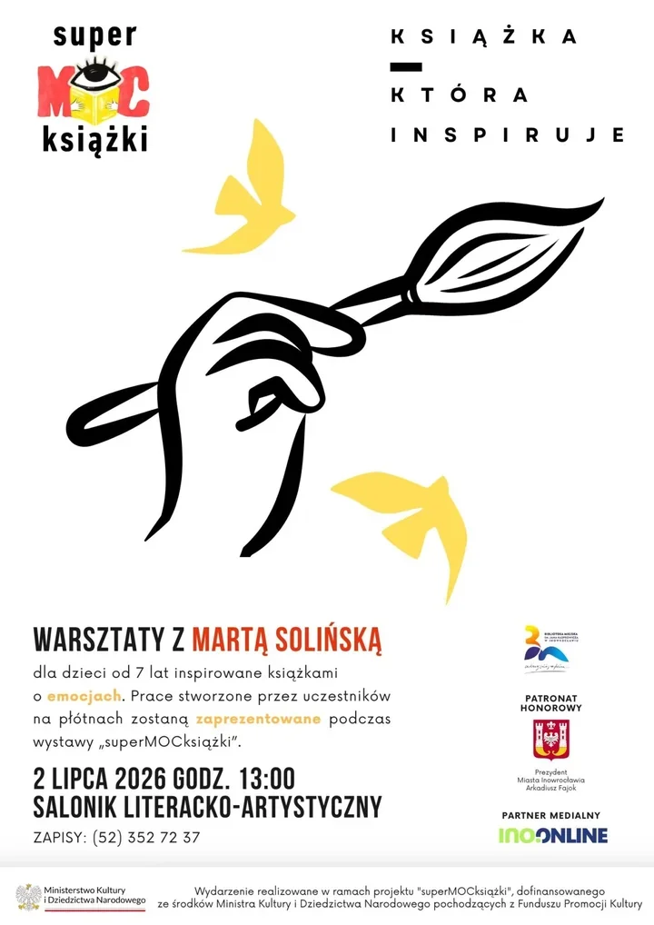 Kolory, emocje i książki - dzieci w Inowrocławiu zamienią je w obraz