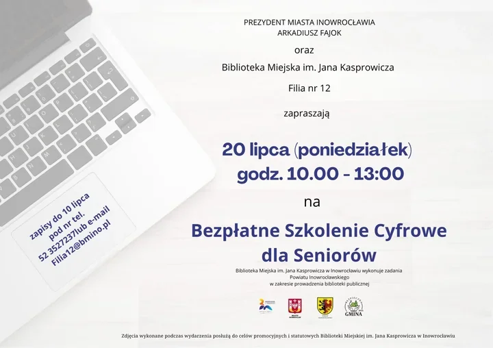 Seniorzy w Inowrocławiu wejdą do sieci bez stresu - biblioteka szykuje darmowe szkolenie