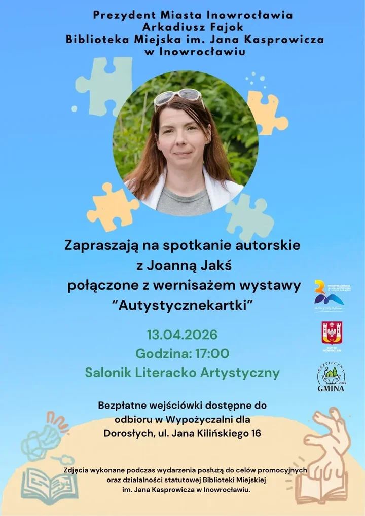 W Inowrocławiu autyzm zabrzmi inaczej - książka, rozmowa i obrazy