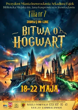 Bitwa o Hogwart w Inowrocławiu - biblioteka szykuje magiczną grę online