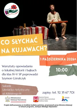 Kujawskie historie ożyją w Inowrocławiu - warsztaty dla uczniów