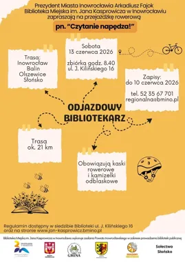 Rowerem przez książki i pszczeli świat - Inowrocław rusza w trasę