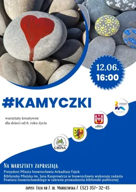 Kamyczki ruszą w świat - biblioteka szykuje twórczy finał roku