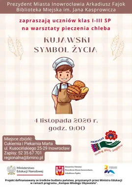 Dzieci upieką kujawski chleb w kamiennym piecu - wyjątkowe warsztaty