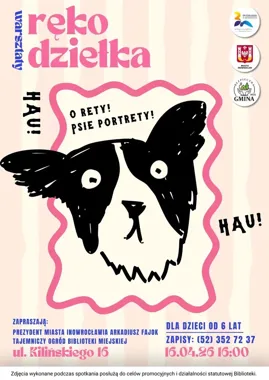 Psie portrety w bibliotece - dzieci zamienią pupile w małe dzieła sztuki