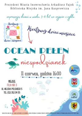 Biblioteka zabiera dzieci pod wodę - oceaniczna przygoda w Inowrocławiu