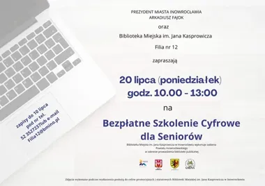 Seniorzy w Inowrocławiu wejdą do sieci bez stresu - biblioteka szykuje darmowe szkolenie