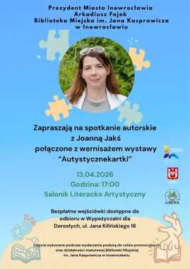 W Inowrocławiu autyzm zabrzmi inaczej - książka, rozmowa i obrazy