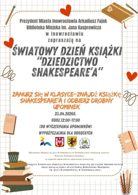 Shakespeare czeka między regałami - biblioteka szykuje literacką grę
