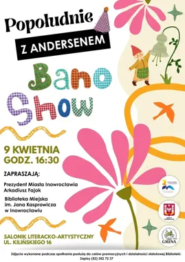 Popołudnie z Andersenem w Inowrocławiu - bajki, przebrania i tajemnica profesora Banon