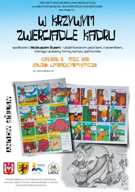 Komiks patrzy na Inowrocław z przekorą - spotkanie z Mateuszem Busem