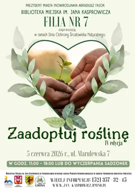 W Inowrocławiu znów można przygarnąć roślinę z biblioteki