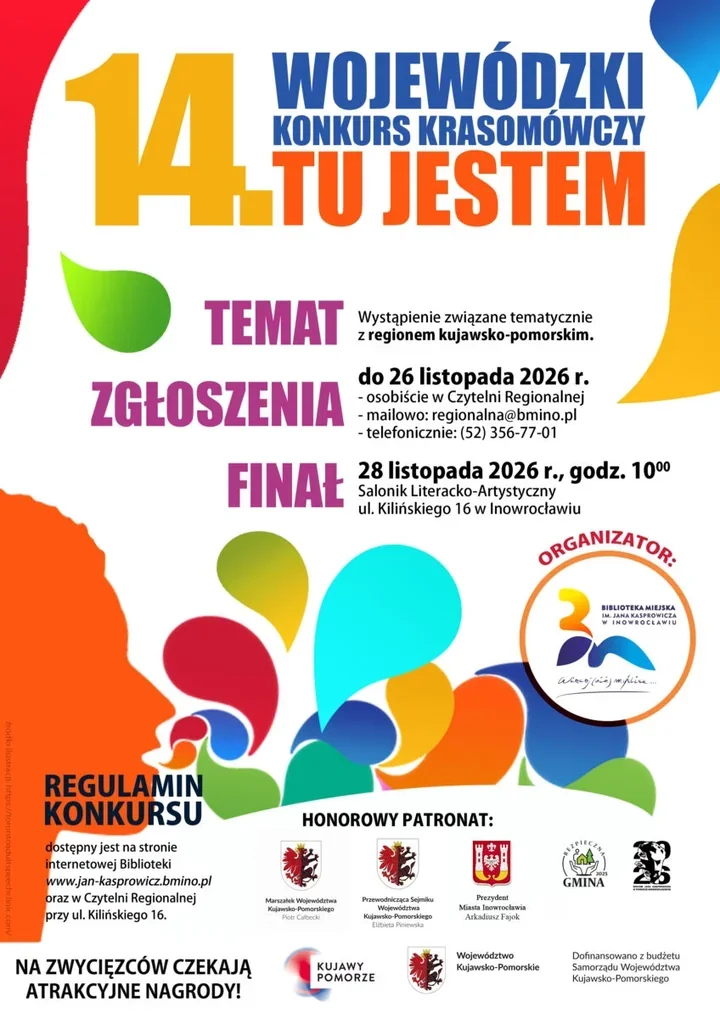 Młodzi mówcy opowiedzą o Kujawach i Pomorzu. Rusza konkurs TU JESTEM