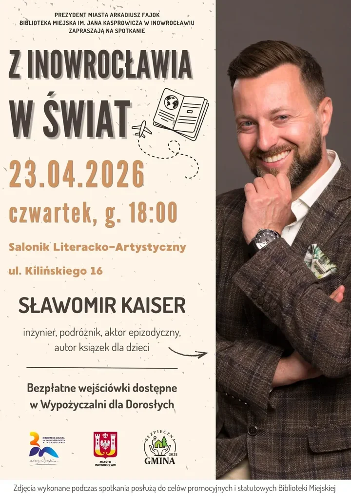 Z Inowrocławia na plan filmowy i do książek - Kaiser wraca z historią, która zaskakuje