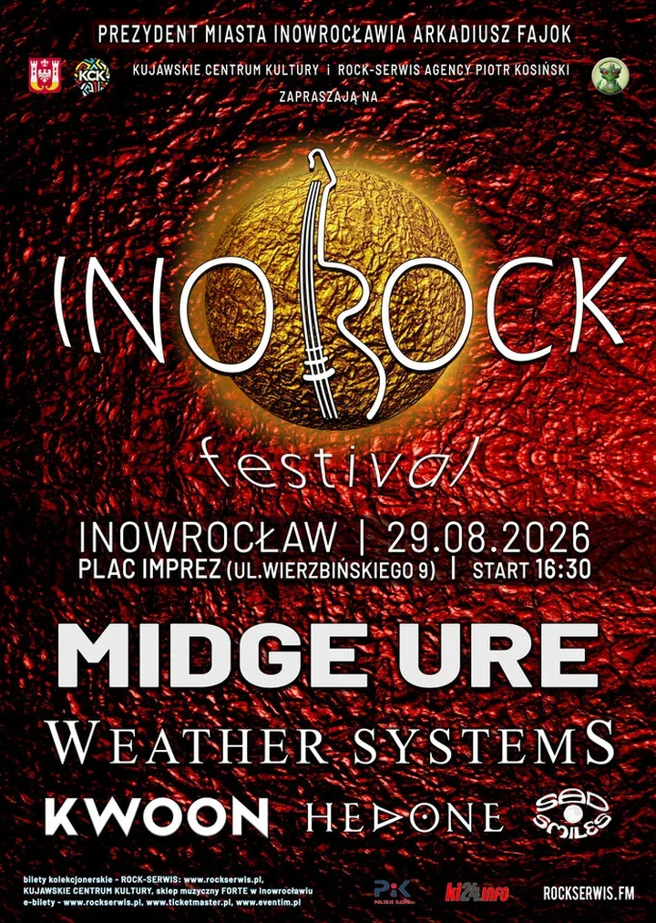 INO–ROCK znów rozgrzeje Inowrocław gwiazdami z Polski i świata