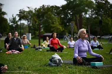 Joga i zdrowe śniadanie w Parku Solankowym. Zostało jedno spotkanie