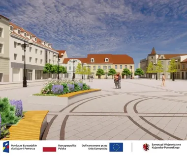 W centrum Inowrocławia przybędzie zieleni. Wybrano wykonawcę prac na dwóch placach