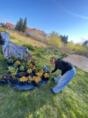 Zielona Przystań rośnie przy SP 9 – uczniowie budują ekologiczną oazę