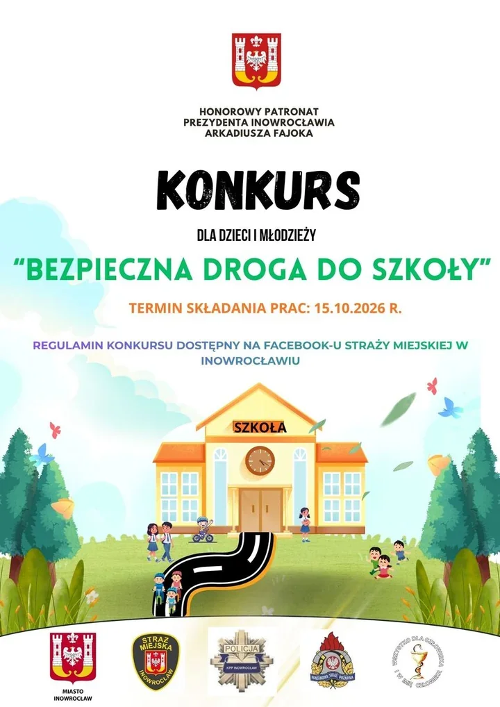 Plakat lub fotografia. W powiecie inowrocławskim rusza konkurs o bezpieczeństwie