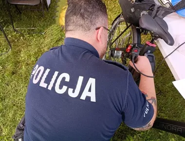 35 rowerów oznakowanych podczas festynu w Inowrocławiu