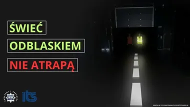 Jaskrawy brelok może nie odbijać światła. Policja z Inowrocławia ostrzega