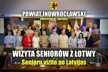 Łotewscy seniorzy w Inowrocławiu. Przyjechali po cyfrową i ekologiczną wiedzę